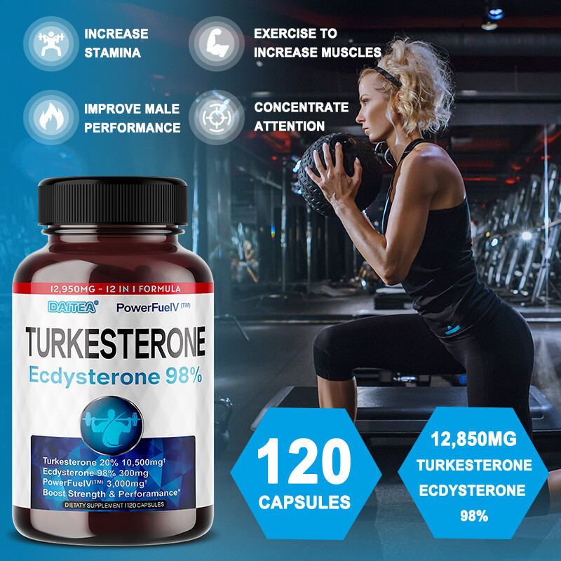 TURKESTERONE + ECDYSTERONE (98%) Performance, Muscle Health & Recovery