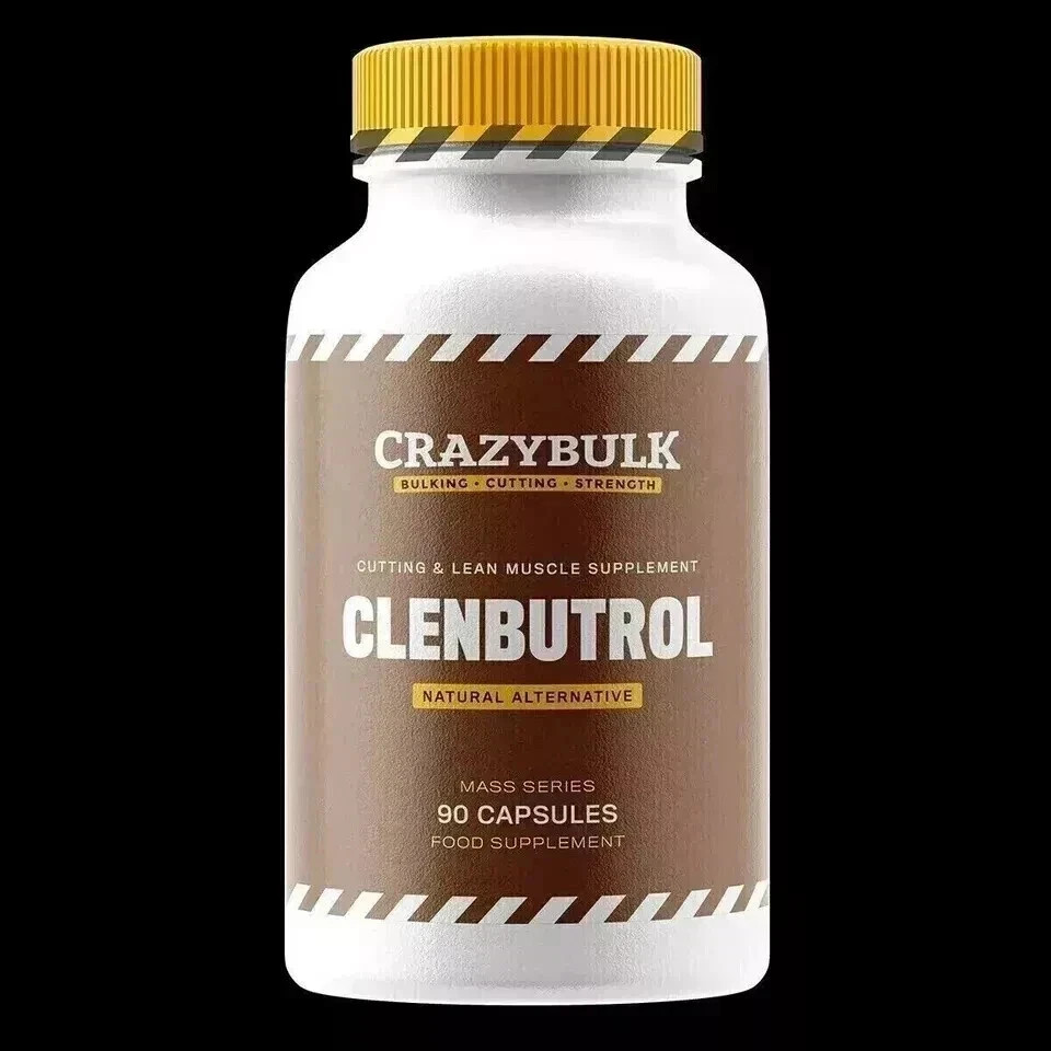 CrazyBulk CLENBUTROL -90 Capsules CUTTING & LEAN MUSCLE MUSCLE, Pack of 1.