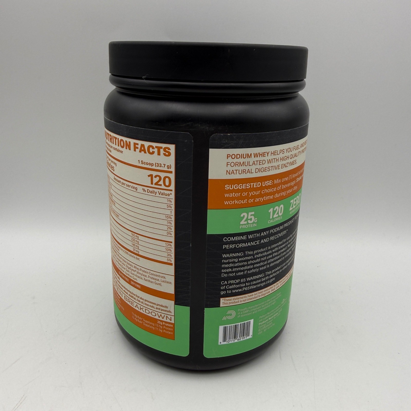 Podium Whey Protein Powder 17.85oz Caramel Apple Summer Series 15 Servings