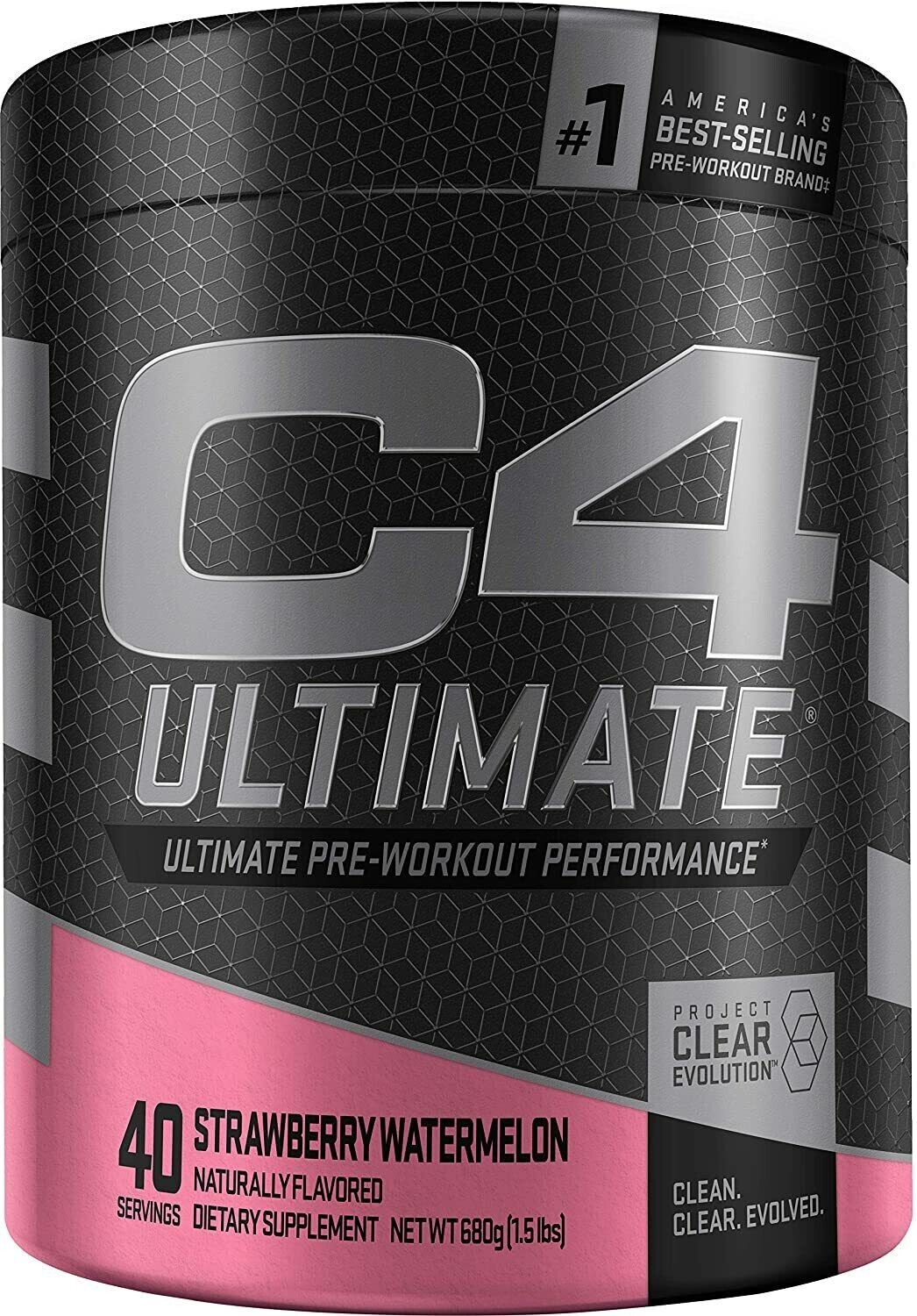Cellucor C4 Ultimate Extreme Pre Workout Energy Supplement Strawberry Watermelon