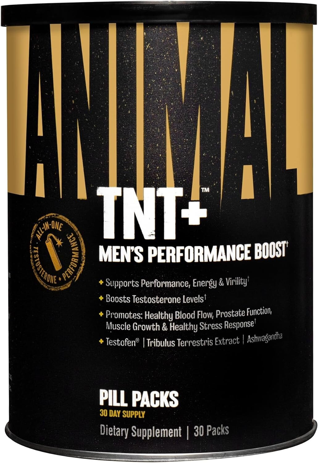Universal Nutrition Animal TNT+ Comprehensive Testosterone Booster 30 Packs New
