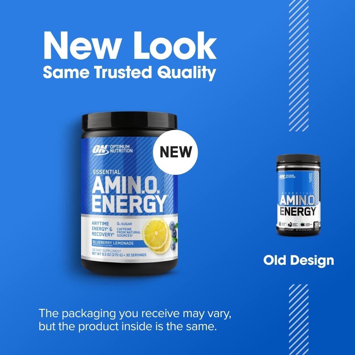 Keto-Friendly Amino Energy Powder with BCAAs – 30 Servings Blueberry Lemonade