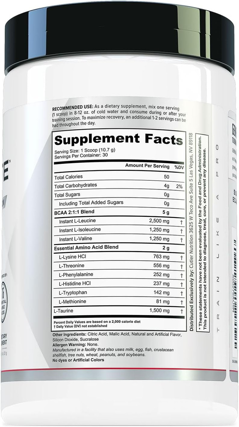 Generate EAA and BCAA Powder: Best Post Workout Recovery Drink and Branched Chai