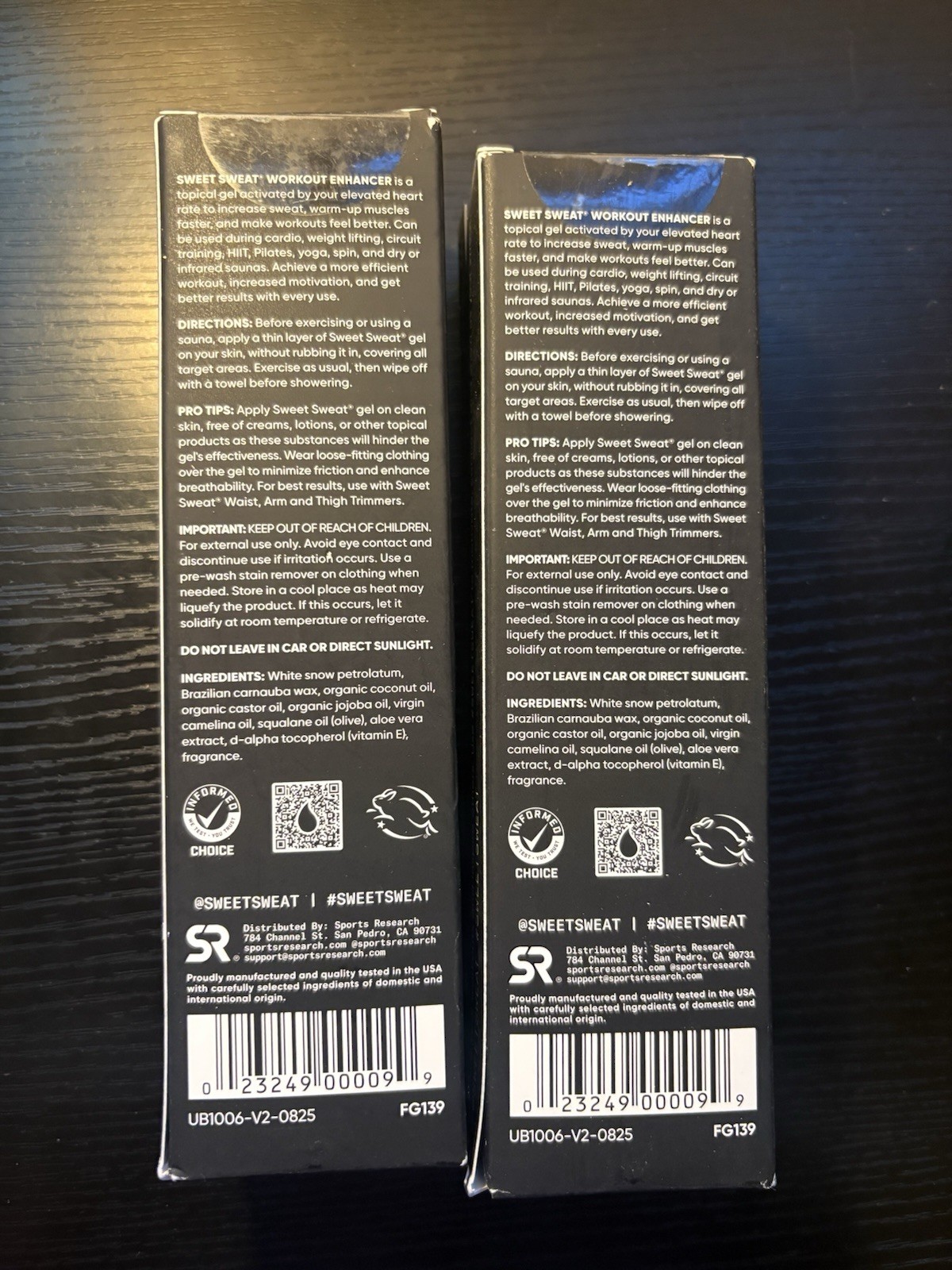 Sweet Sweat Workout Enhancer (original) SET OF 2