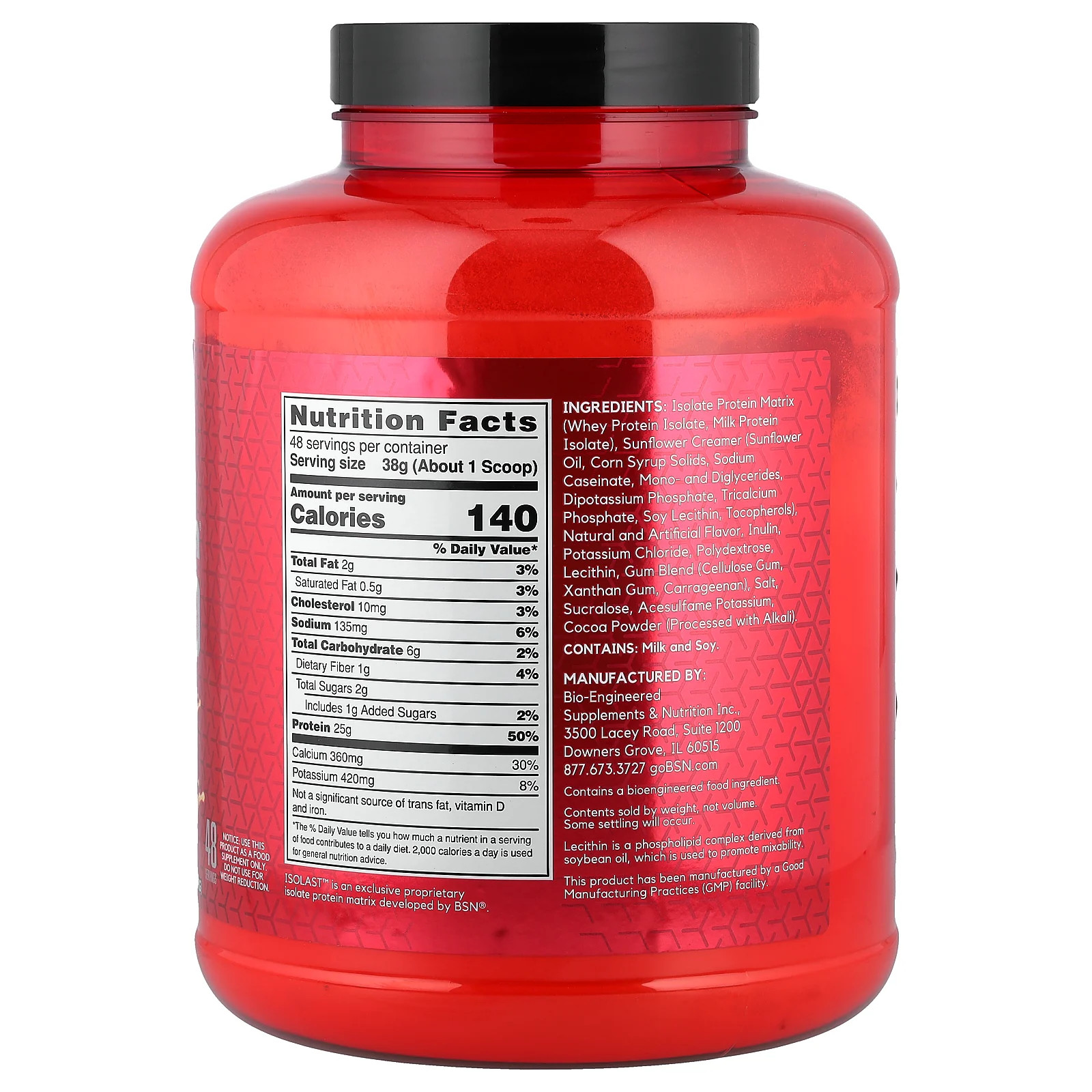 Syntha-6® Isolate, Protein Powder Drink Mix, Peanut Butter Cookie, 4.02 lb (1.82