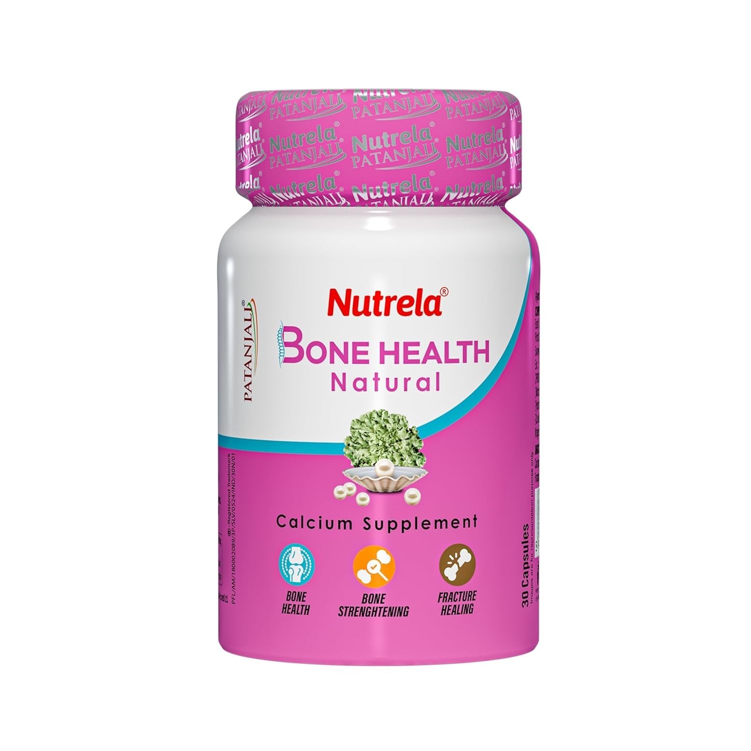 2x pack Patanjali Nutrela Bone Health Natural Calcium Supplement For Men / Women