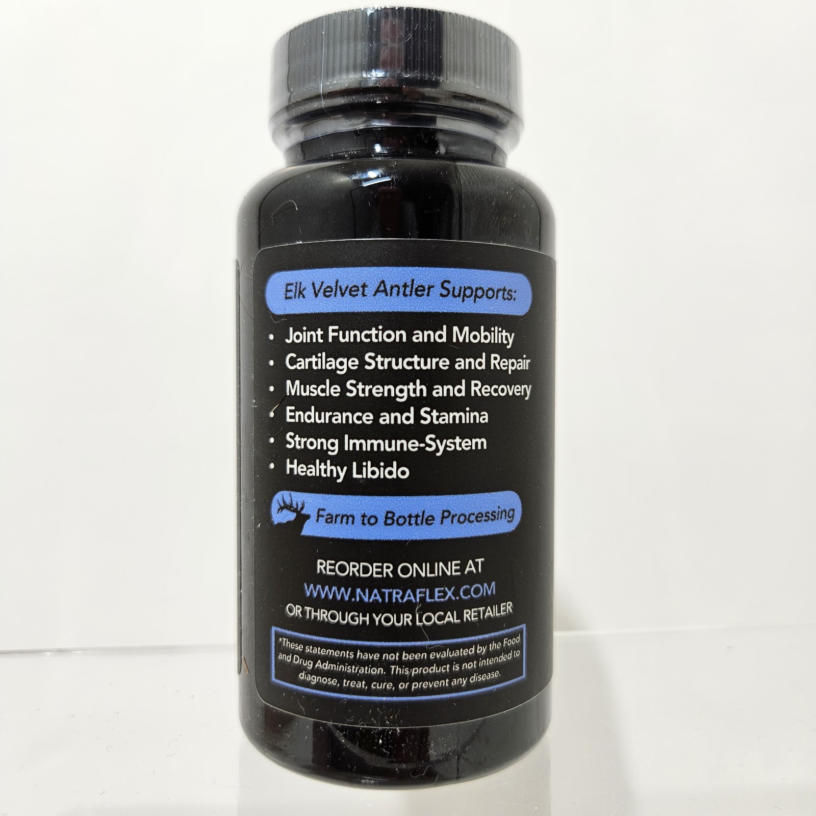 NATRAFLEX Velvet Antler 250mg 90 Caps Joints Strength Recovery Energy Exp 10/27