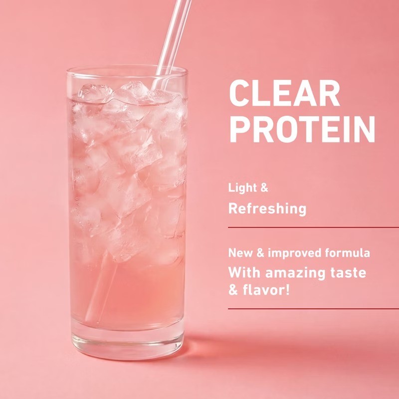 Clear 20g Whey Isolate Protein Powder – Tropical Punch – 16 Servings – 14oz