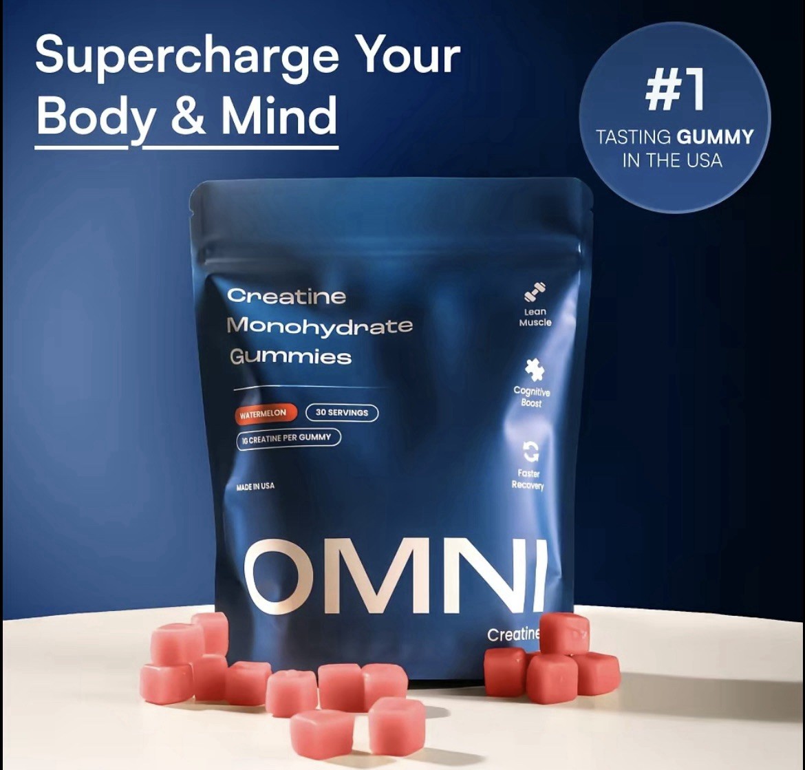 Creatine Monohydrate Gummies – Supports Muscle Growth, (Pack of 1)