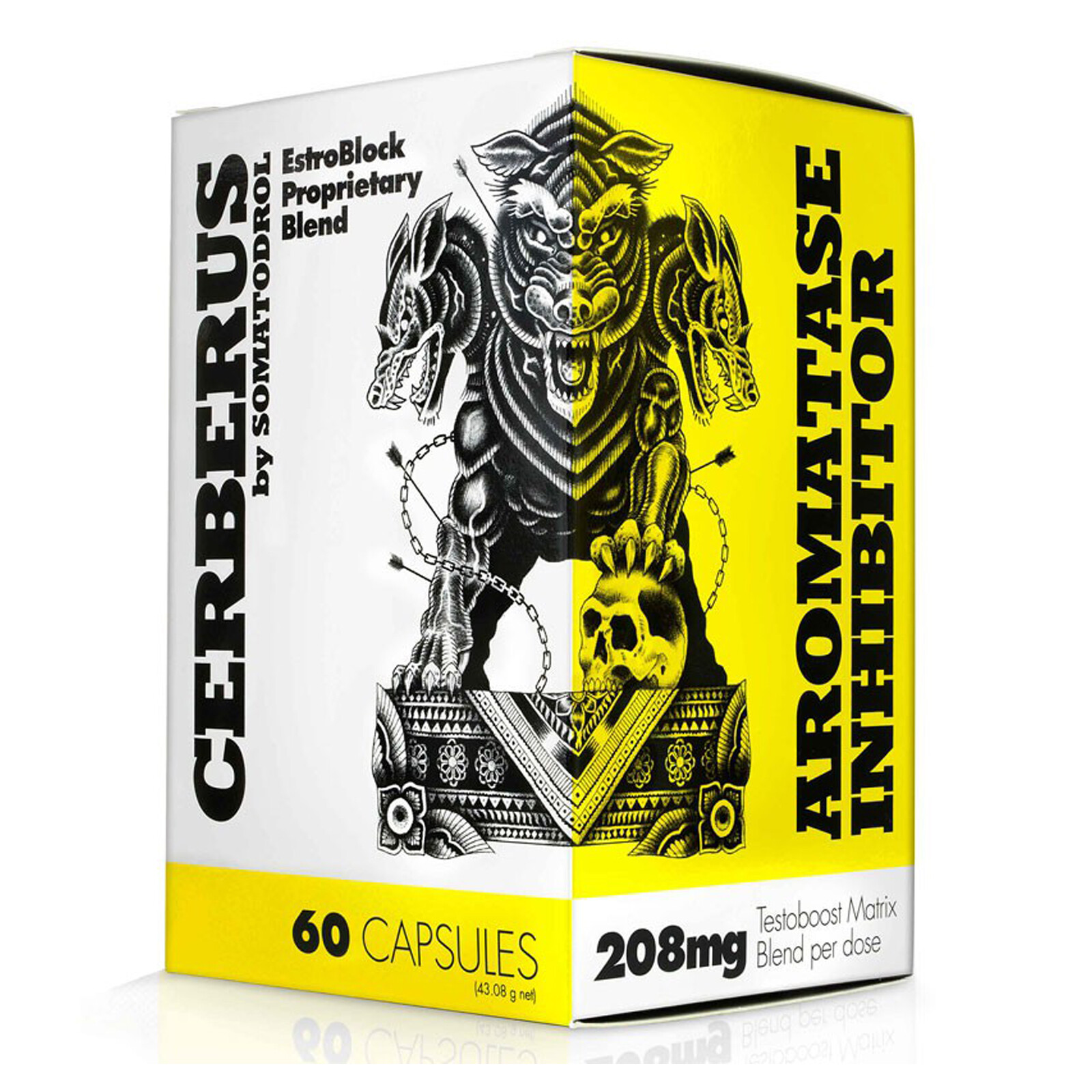 CERBERUS PILLS- Proffesional Testosterone Booster – Muscle Mass Growth Stimulant