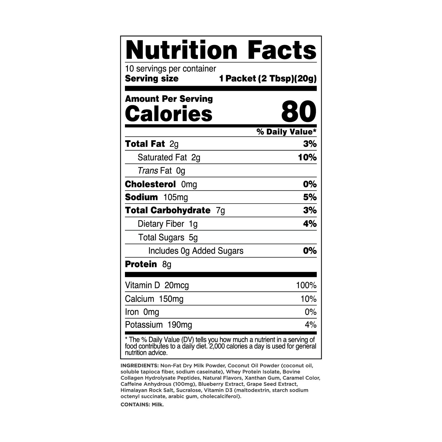 Perk Energy Original Root Beer Freeze Flavored Drink Powder (10 Servings)