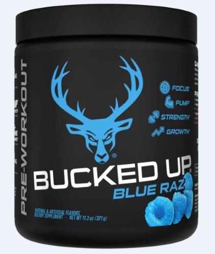 BUCKED UP PRE-WORKOUT Pump Focus Energy Endurance Strength Growth 30 Servings