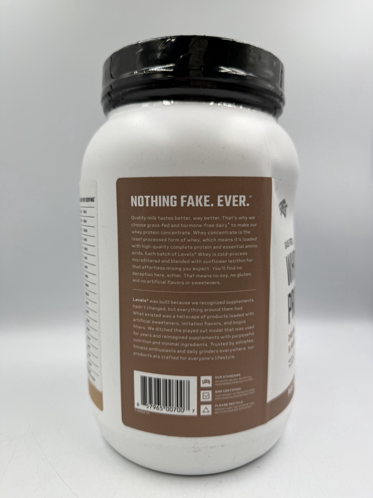 Grass Fed Whey Protein Powder, Pure Chocolate, 2 lb (907 g)