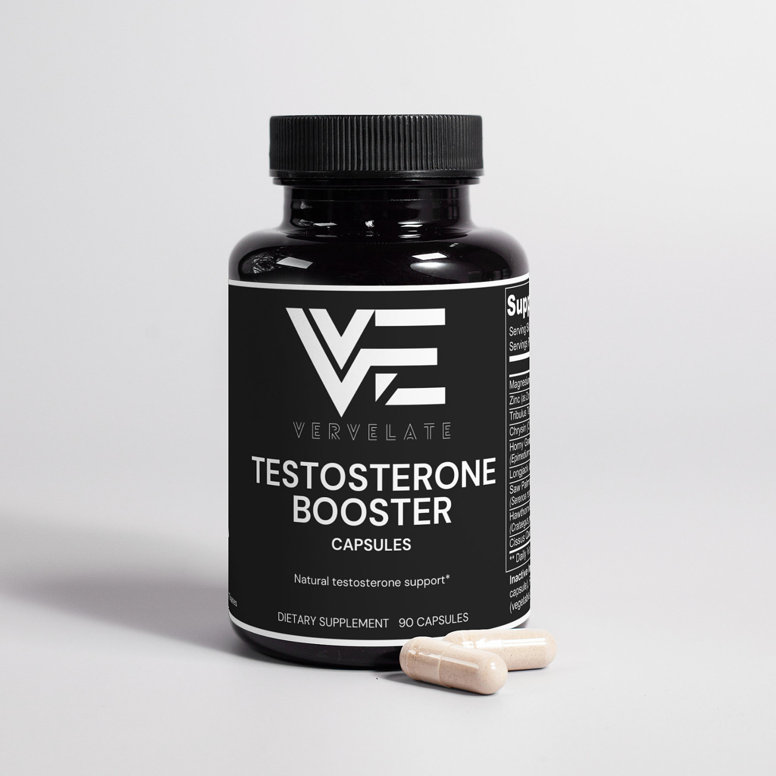 Testosterone Booster for Men, Male Enhancement Pills, Energy, Libido 90 Capsules