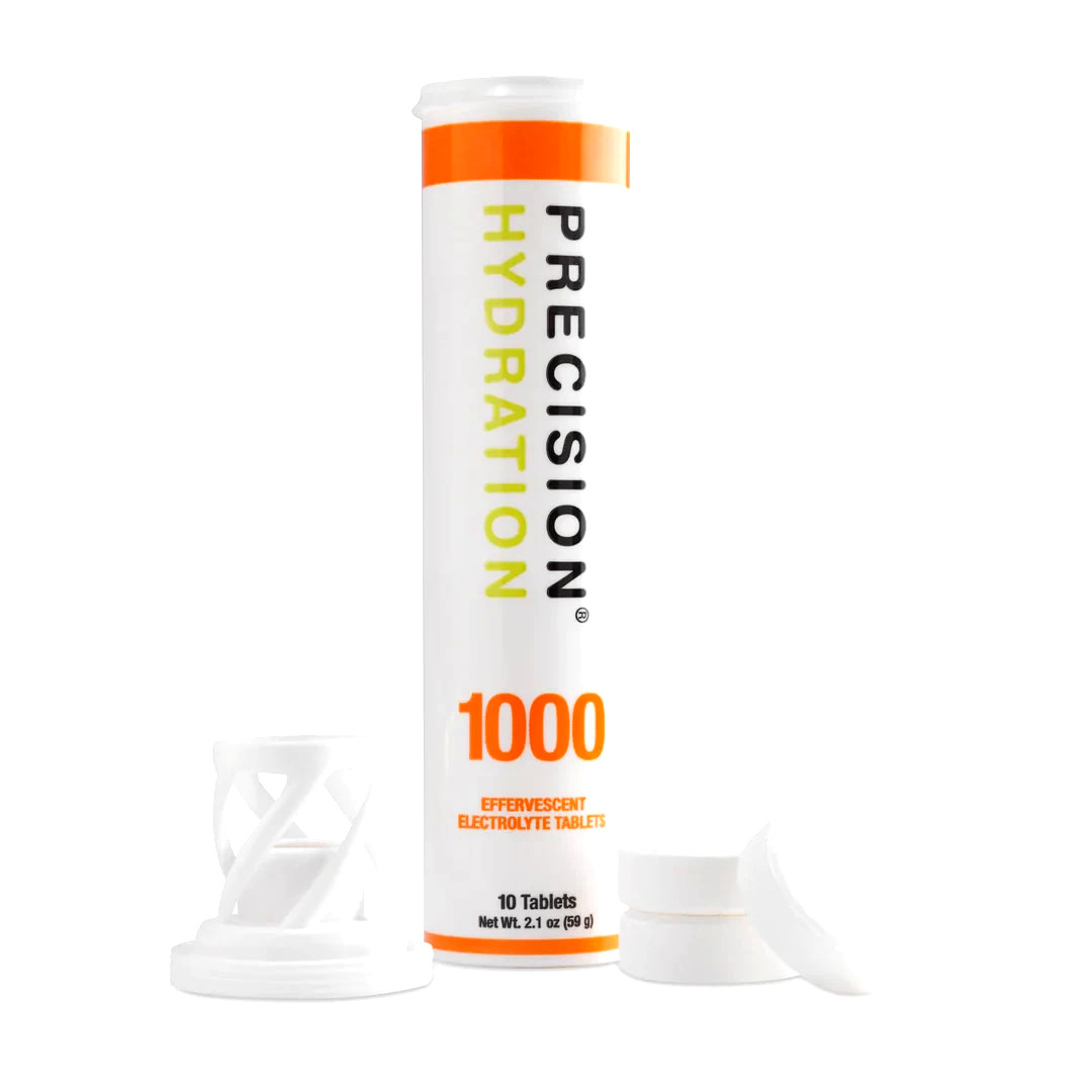 Precision Fuel and Hydration Tablets PH 1000 Mg Per Serving, Box of 12 Tubes