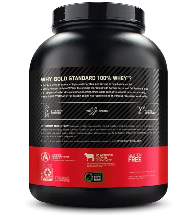 Optimum Nutrition Gold Standard Whey Protein Powder Double Rich Chocolate 2.27kg