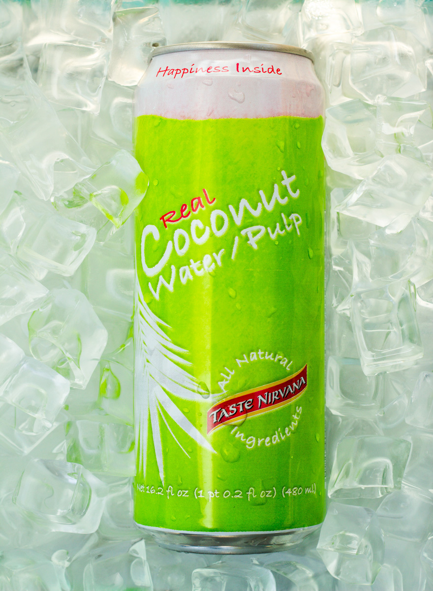 Taste Nirvana All Natural Real Coconut Water WITH PULP |12 x 16 oz BPA free cans