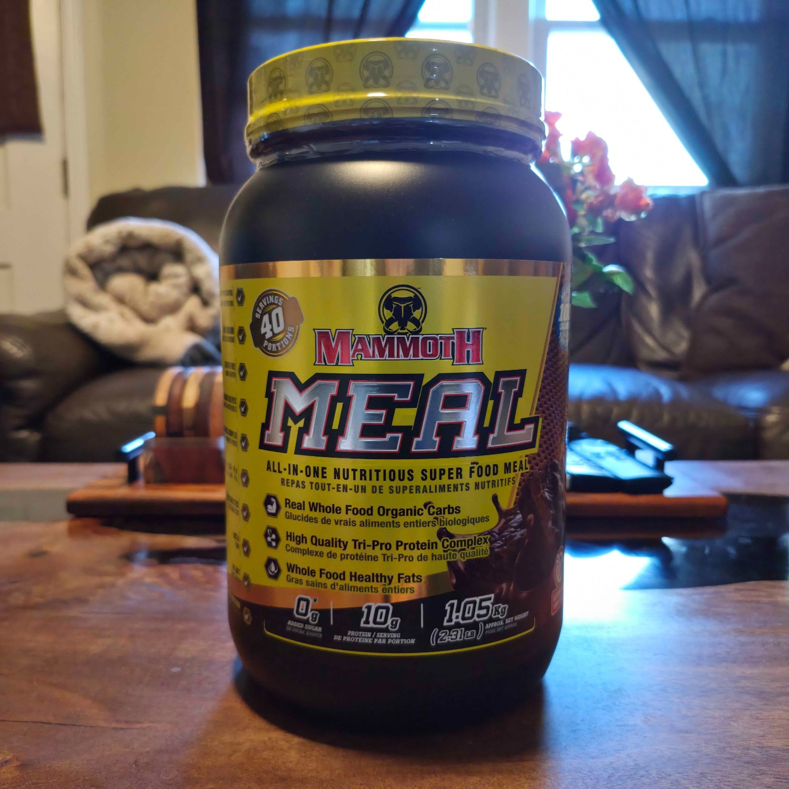 Protein Powder 2.25lb NEW/SEALED – Chocolate Fudge Brownie Flavor, Mammoth Meal