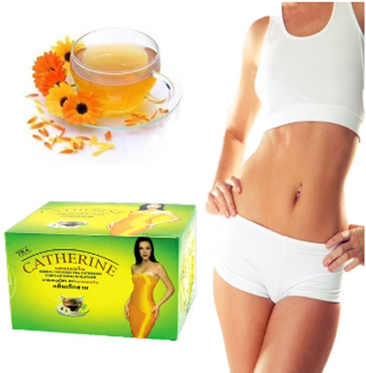 6x A Catherine Herb Tea Chrysanthemum S li mming De to x Natural Weight 192 sach