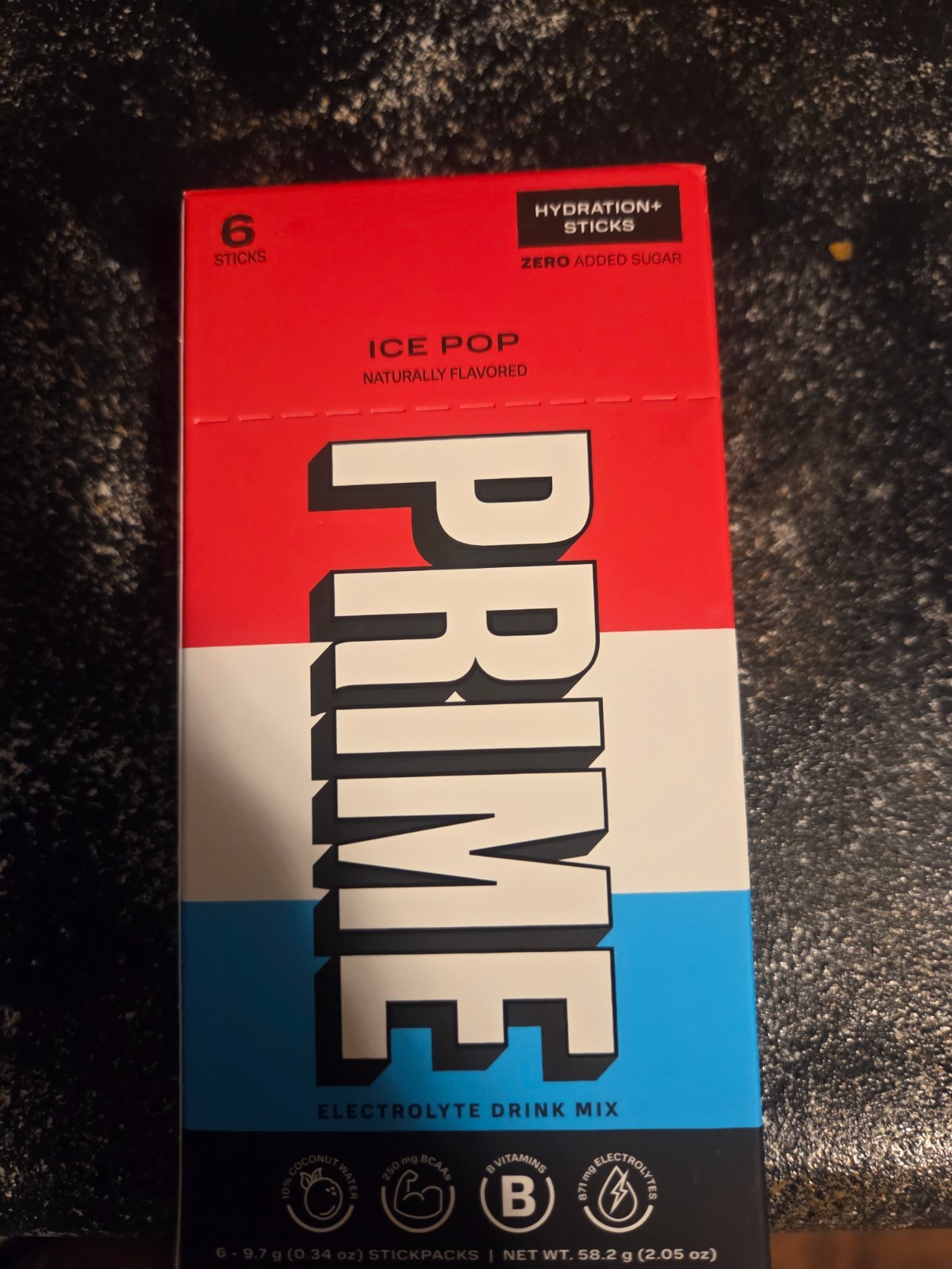 PRIME 3 box variety Drink Mix Hydration Sticks 6 Sticks Lot Of 3-18 Total