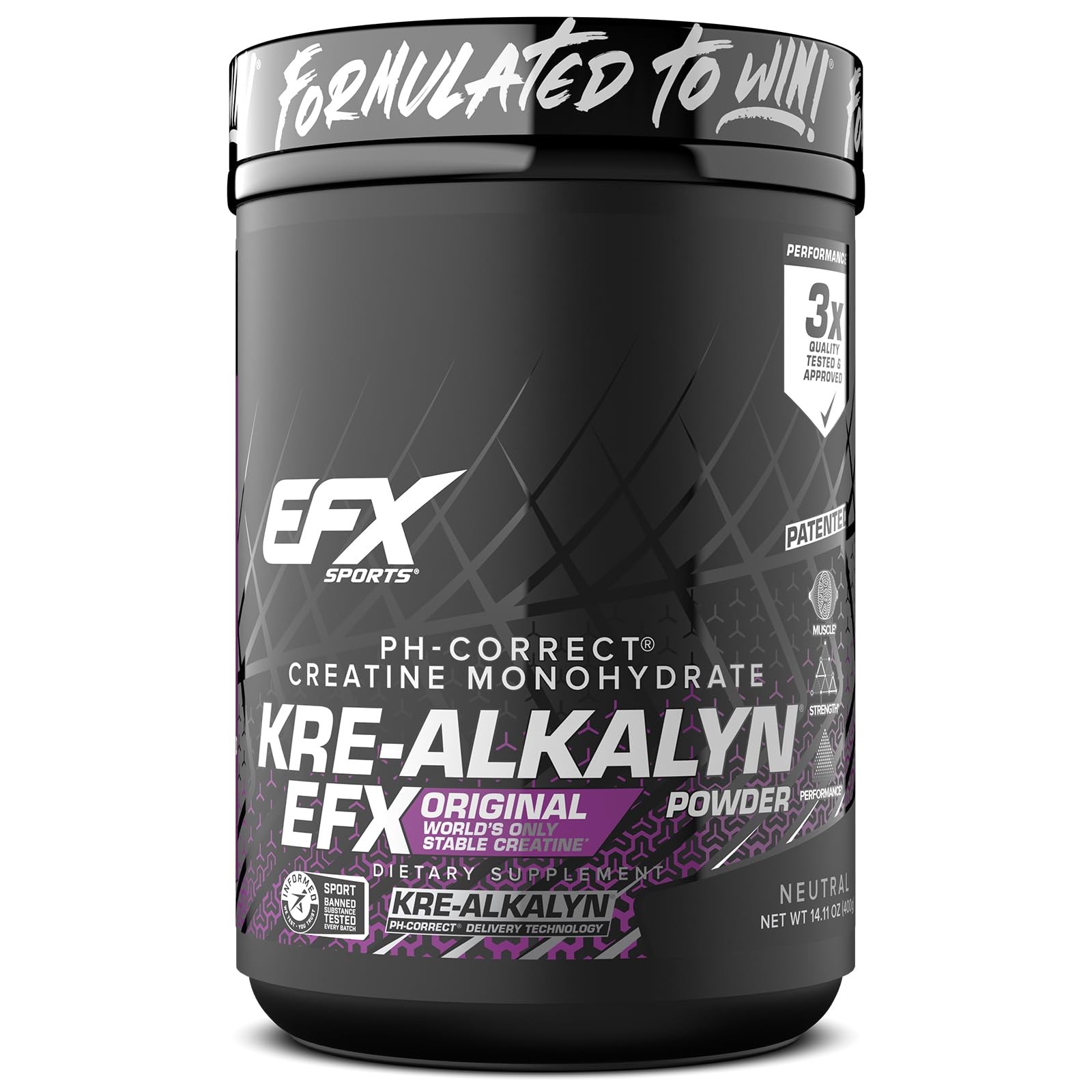 EFX Sports Kre Alkalyn EFX Powder pH Correct Creatine