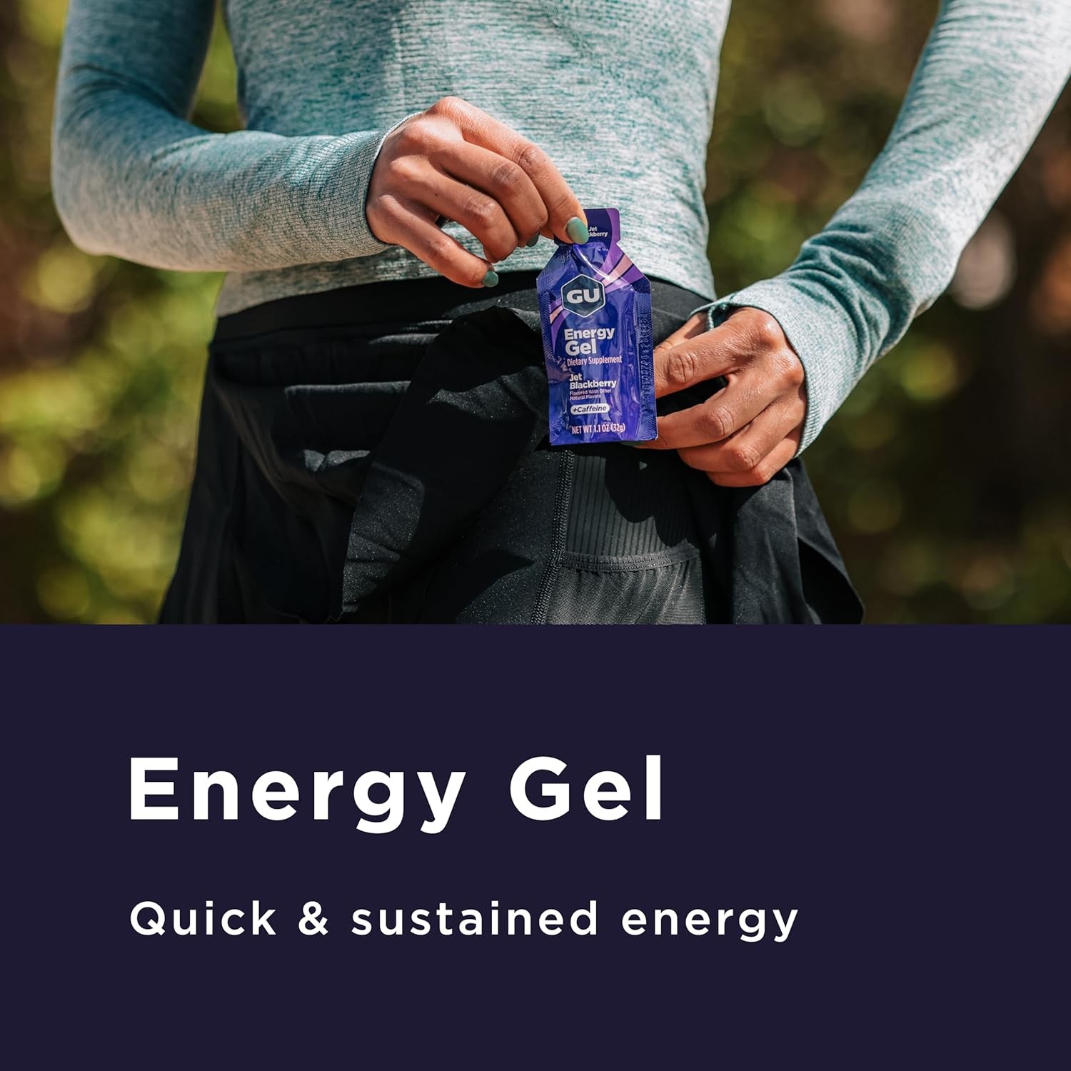 GU Energy Original Sports Nutrition Gel, Vegan, Gluten-Free, Kosher,…