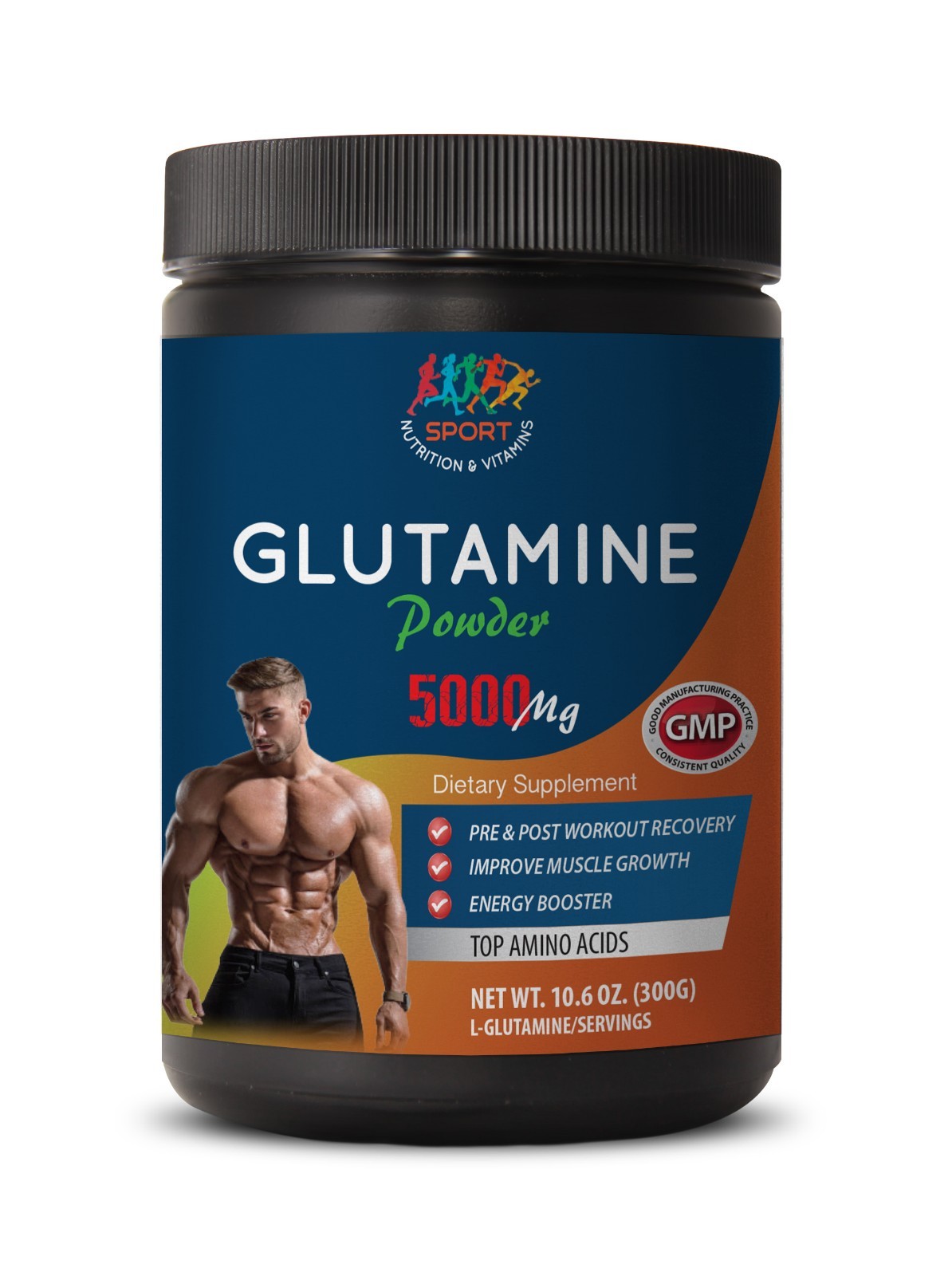 glutamine bodybuilding – GLUTAMINE POWDER 5000mg – muscle repair supplement 1B
