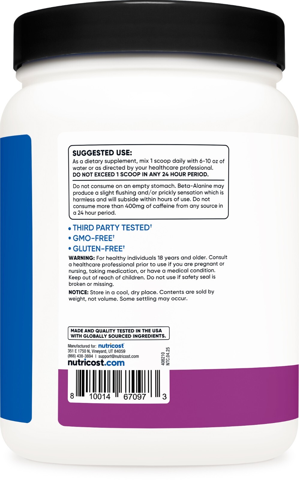 Nutricost Pre-X Xtreme Pre-Workout Complex (Grape) 60 Servings – Great Taste