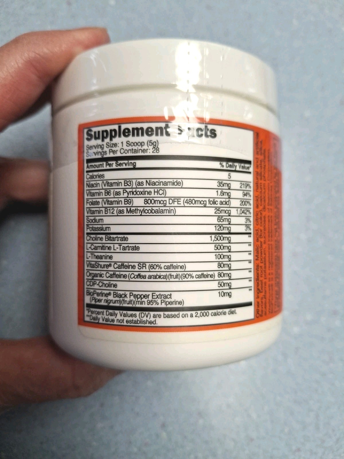 TransformHQ Boost Shot Energy Drink Mix Strawberry Coconut 28 Serving B Vitamins