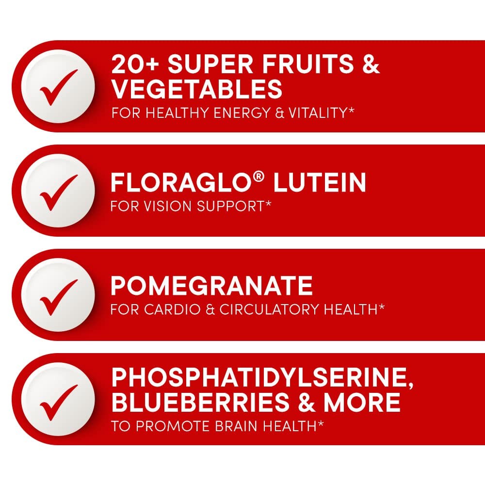 Purity Products Super Reds Powder Superfood Drink Mix w/FloraGLO Lutein