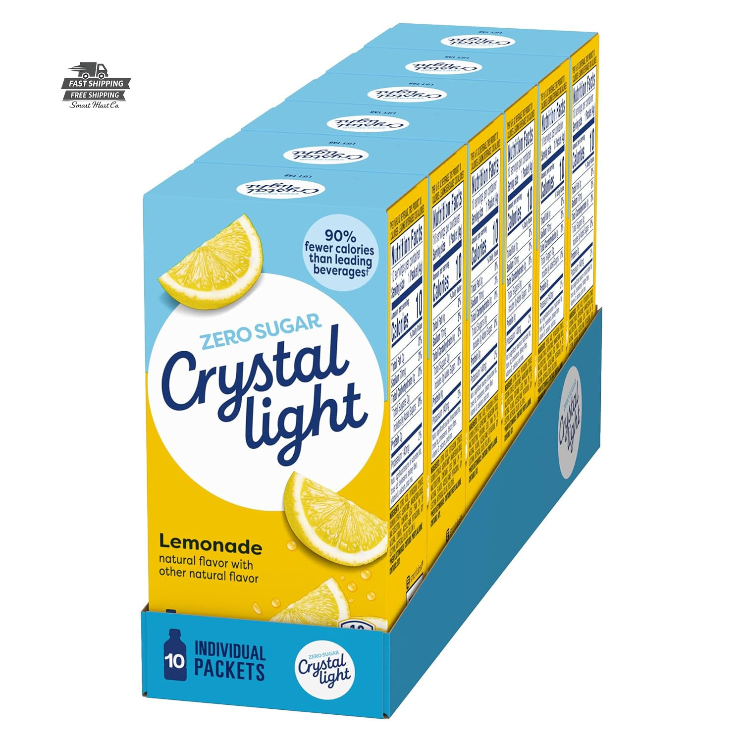 Crystal Light Lemonade Drink Mix Zero Sugar 120 Packets