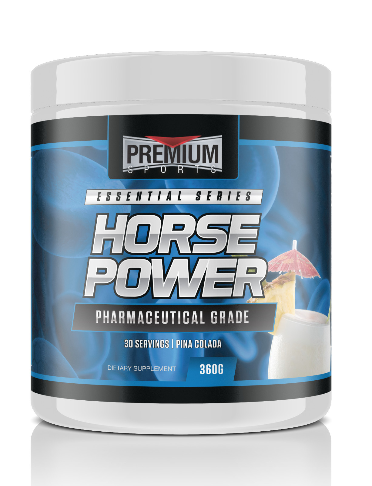 Horsepower Amino Acids 360g by Premium Sports BCAA / Laxogenin / HICA