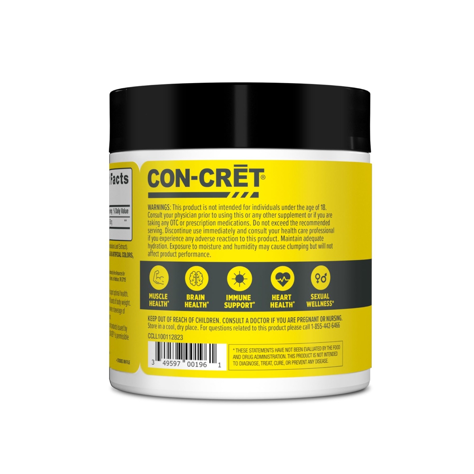 Creatine HCl Powder for Muscle & Cognitive Energy | No Bloating, 100 Servings