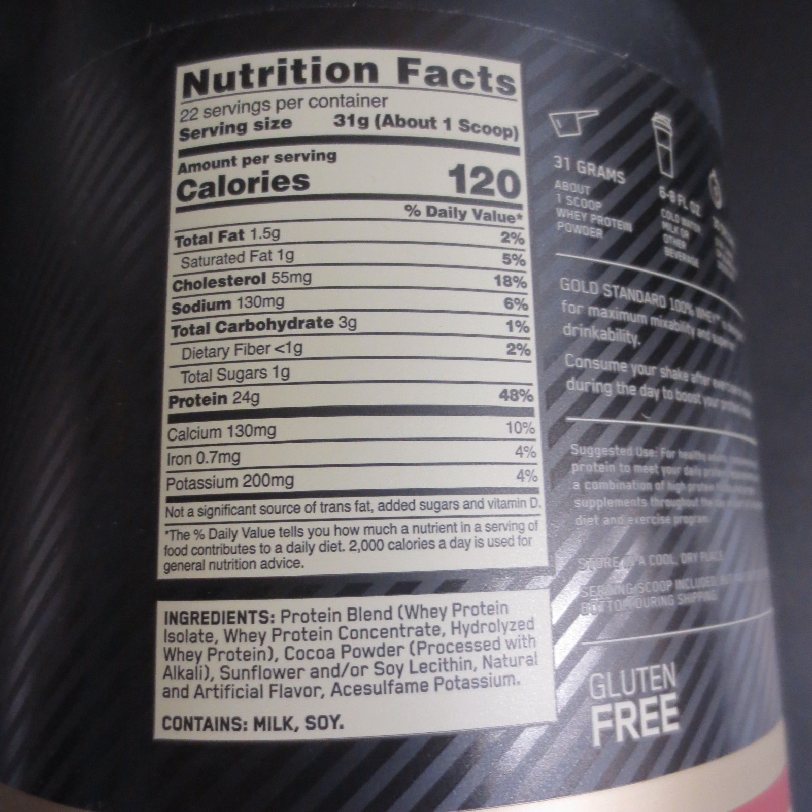 Optimum Nutrition Gold Standard 100% Whey Protein Powder – Double Rich Chocolate