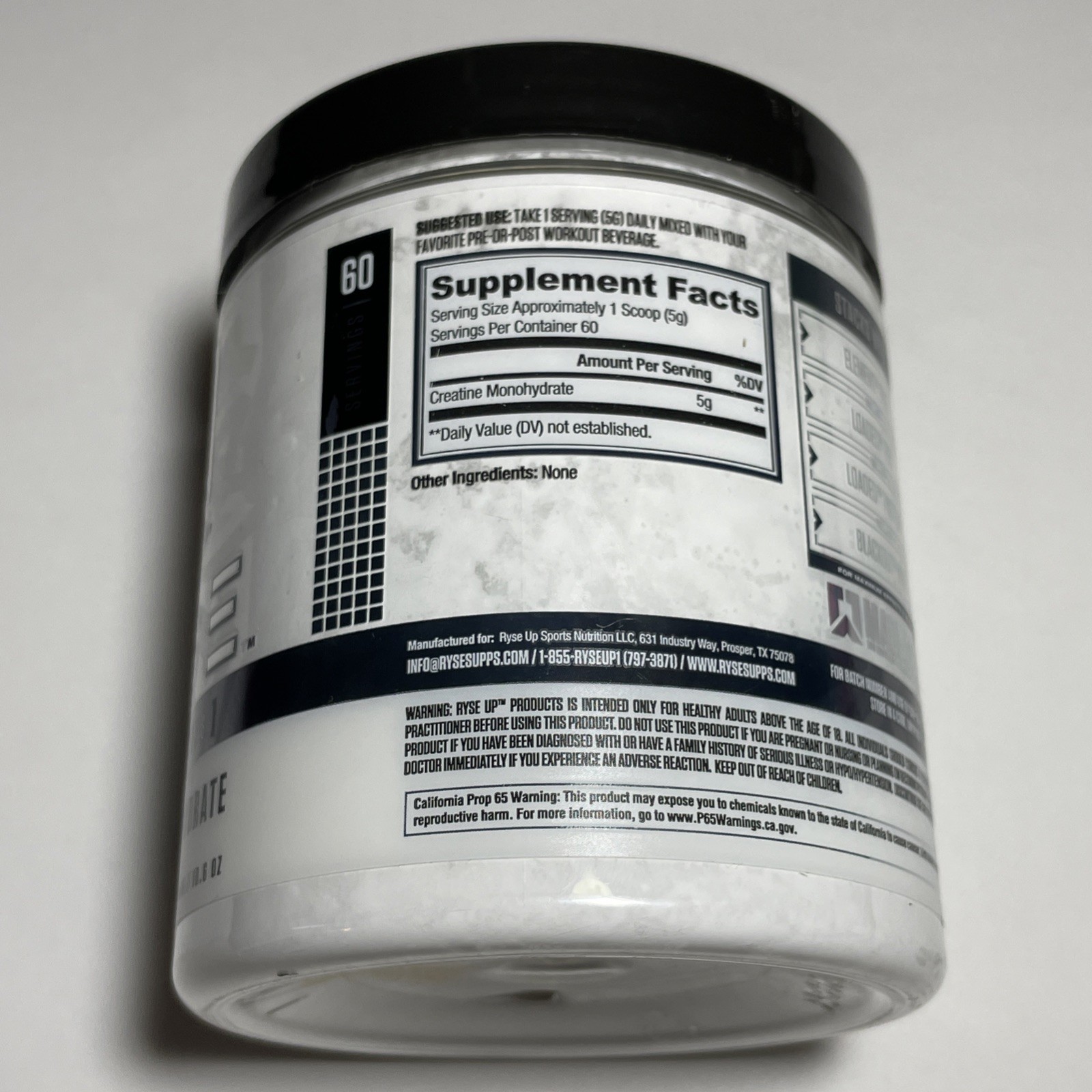 (NEW) Ryse Element Series Creatine Monohydrate Powder 300g EXP:6/27