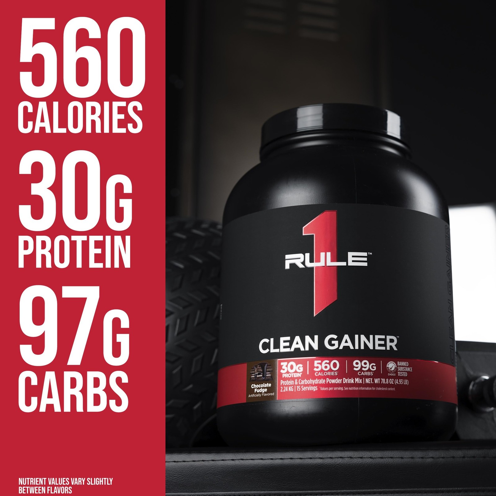 Rule One Proteins, R1 Clean Gainer – High-Protein Lean Gain Formula with 560 …
