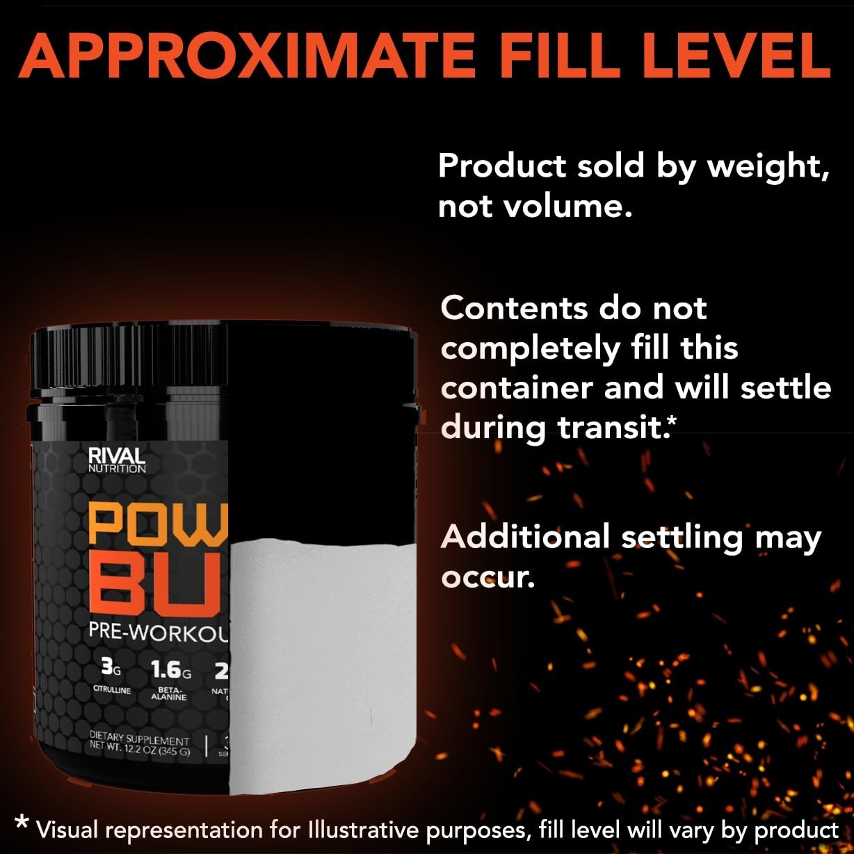 Juicy Orange Pre-Workout Powder – 30 Servings | Energy, Intensity, Citrulline, C