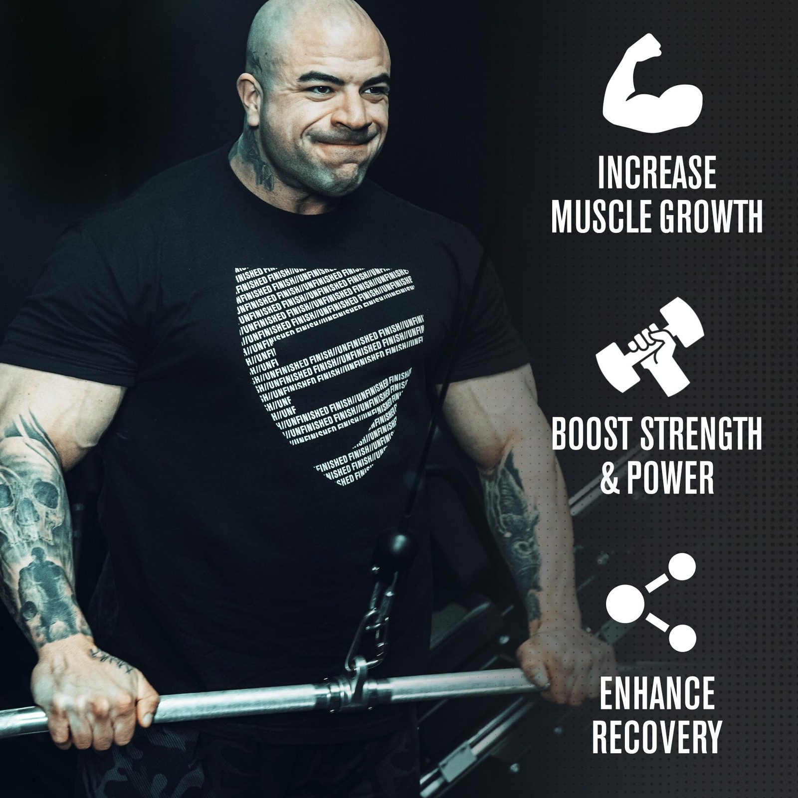 Creatine HMB Powder Supplement with Creatine Monohydrate & HMB for Men & Wome…