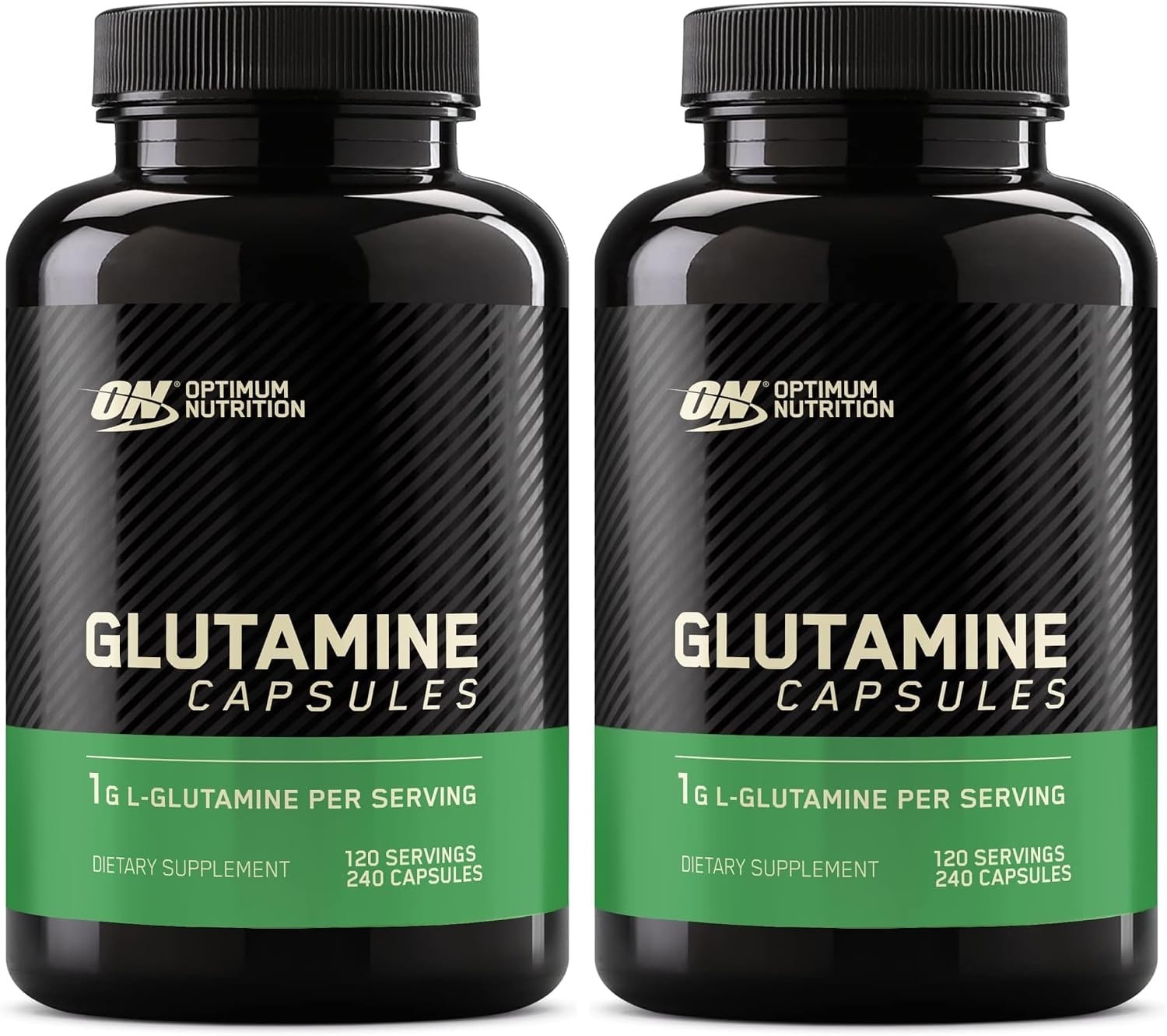 L-Glutamine Muscle Recovery Capsules, 1000mg, 240 Count Package May Vary Pack…