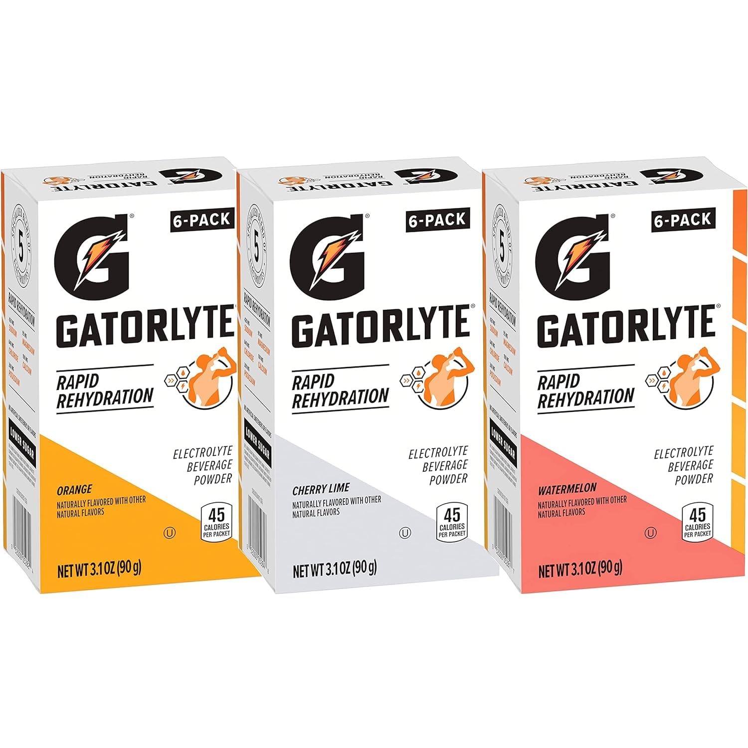 Gatorlyte Rapid Rehydration Electrolyte Beverage, Variety Pack, Lower