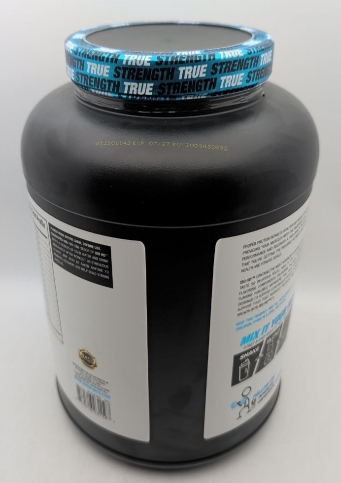 BPI Sports ISO HD Pure Isolate Protein Powder Vanilla Cookie 4.8 Lbs 70 Servings