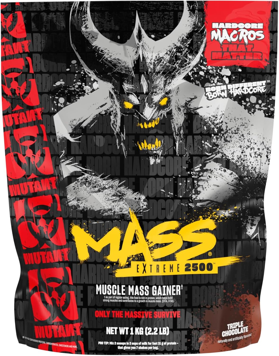 Mass Extreme 2500 – High Calorie Mass Gainer Whey Protein Powder for Muscle Buil