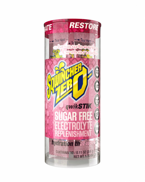 Sqwincher Zero Electrolyte Replenishment, Strawberry Lemonade 10 Ct 075880414131