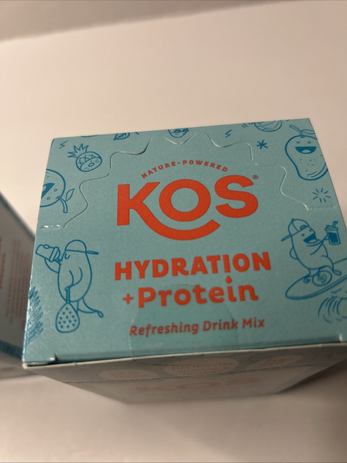 Kos Hydration + Protein – Tropical Flavor- 7 Packets Exp 3/27 2 Packs