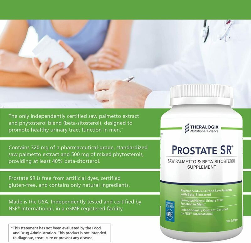 Prostate SR Saw Palmetto & Beta-Sitosterol Supplement | & Urinary…