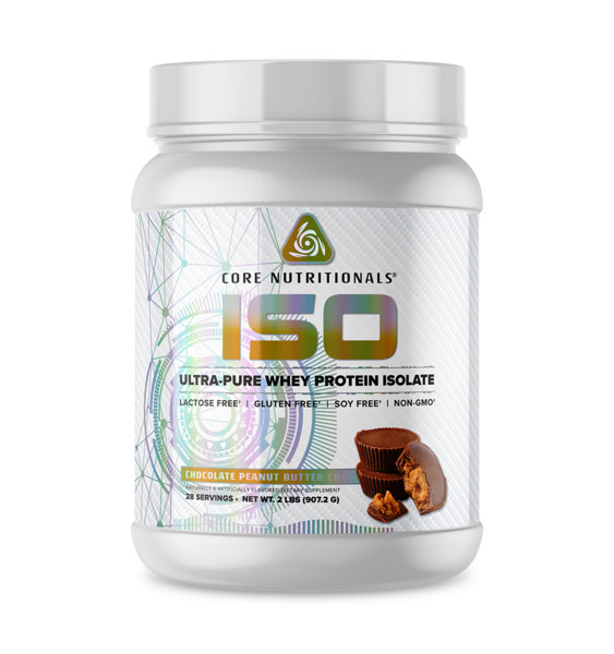 Core Nutritionals ISO Ultra-Pure Isolate Whey Protein 2lb Chocolate PB