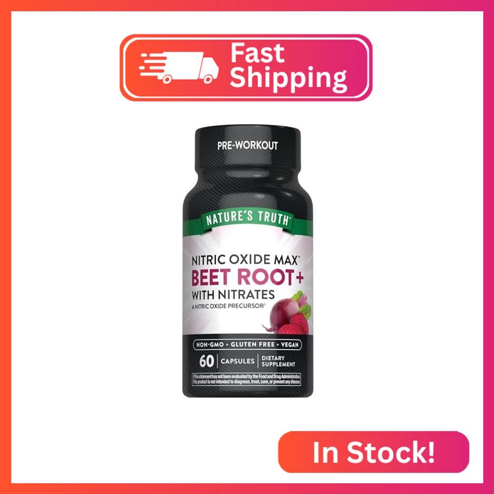 Nature’s Truth Beet Root Capsules | 60 Count