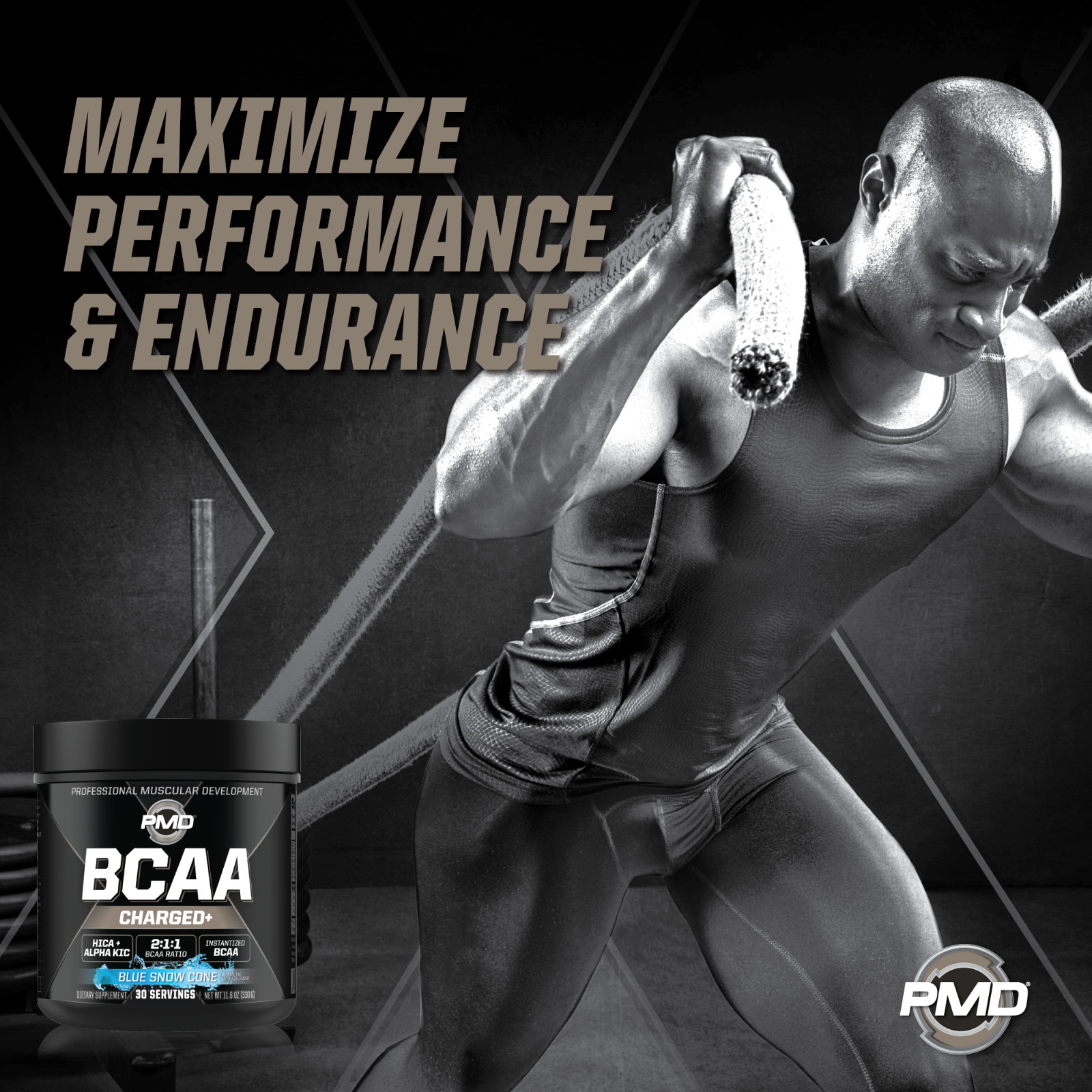 BCAA Charged Amino Acid Drink-Performance – Recovery – Blue Snow Cone (30 Serve)