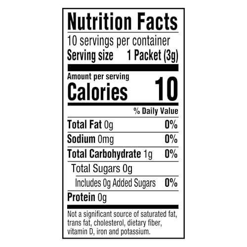 Sugar-Free Energy On-The-Go Powdered Drink Mix 10 0.9 Ounce (Pack of 1) Citrus