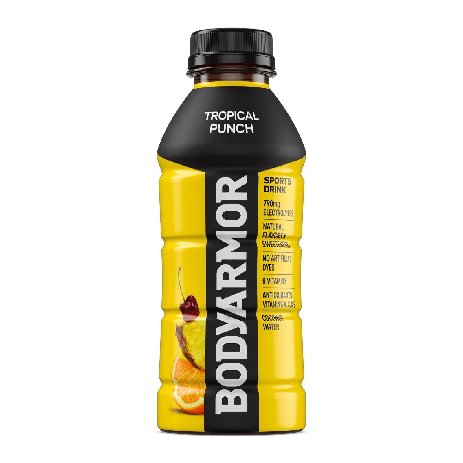 BODYARMOR Sports Drink, Tropical Punch, Electrolyte Drink Hydration, 16 Fl Oz Bo